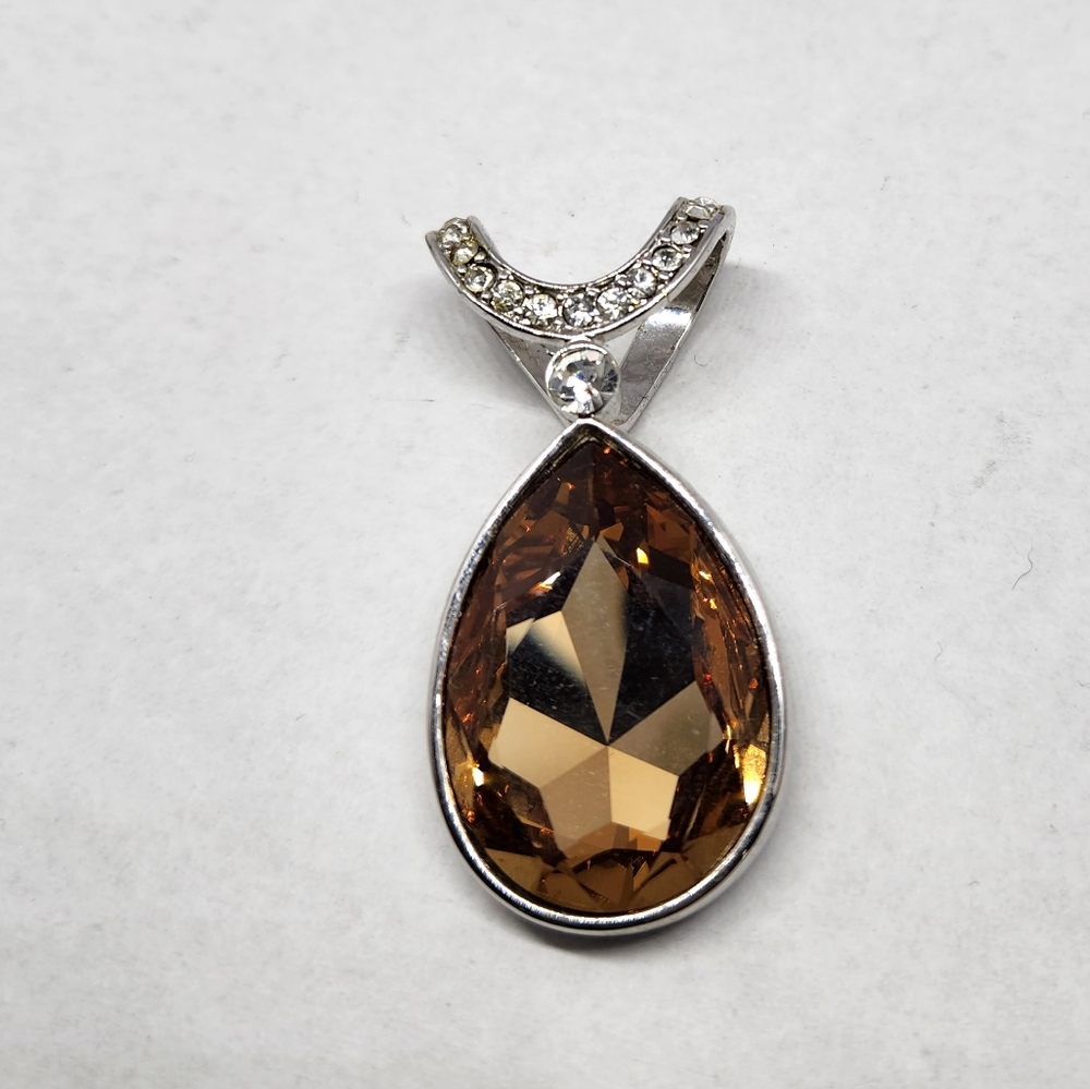 Silver-tone pendant